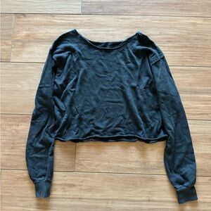 Brandy Melville Black Crop Top